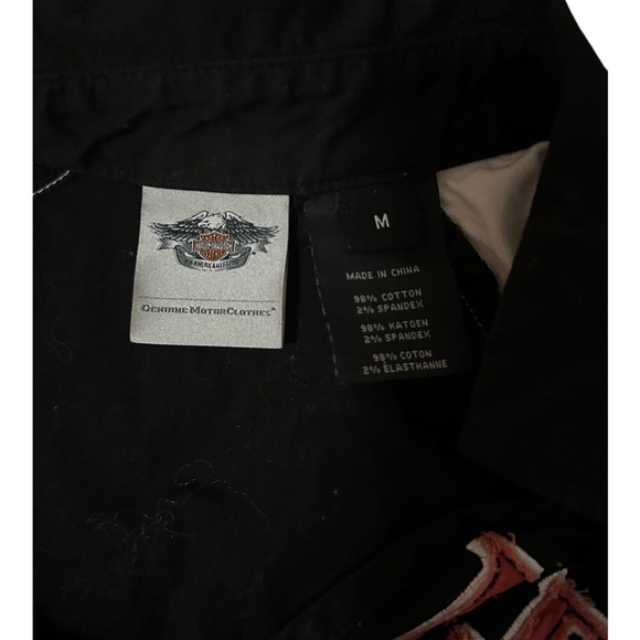 TiVintage Harley-Davidson Women’s Biker Vest - Size M (Fits Like M/S) - Picture 3 of 3